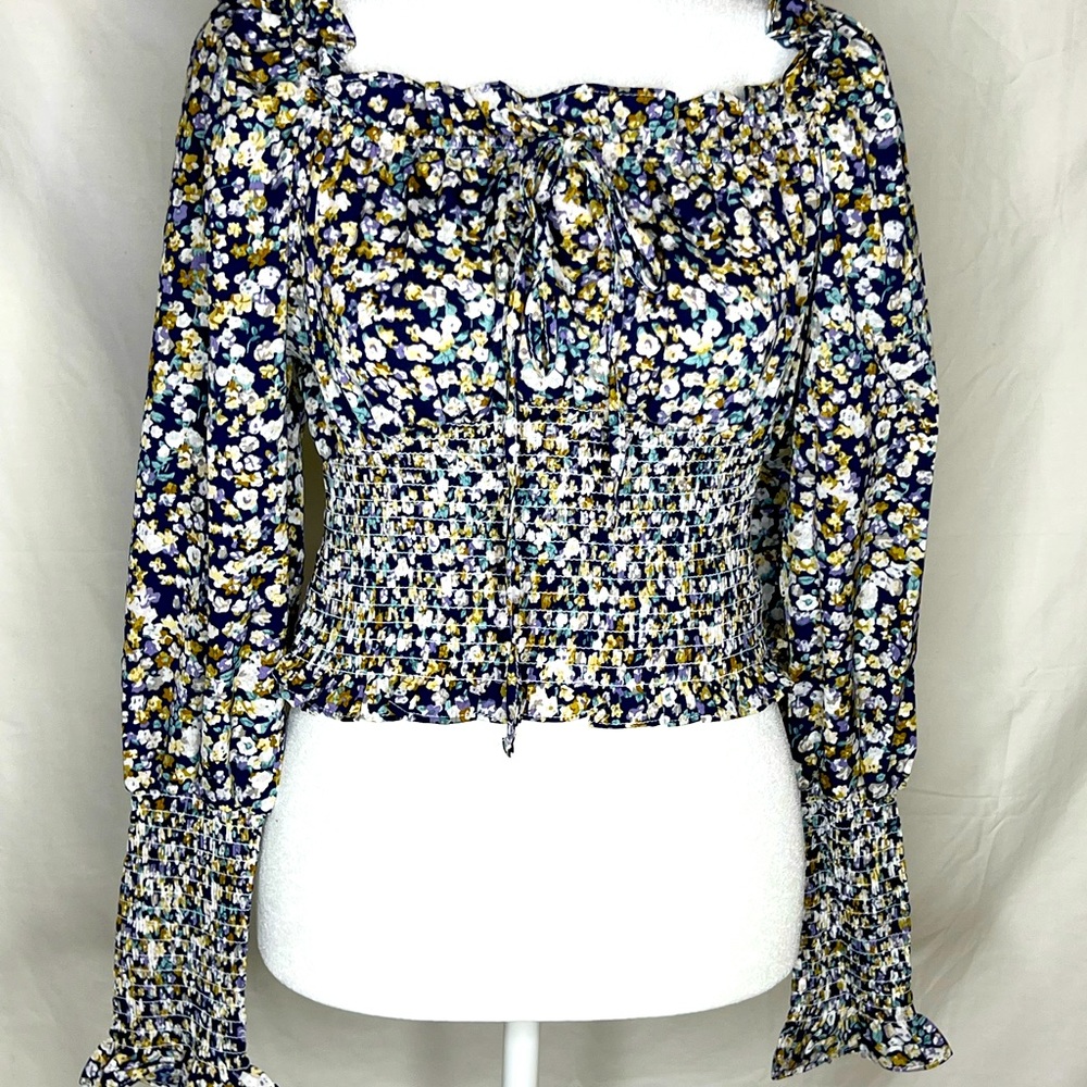 SHEIN Long Sleeve Crop